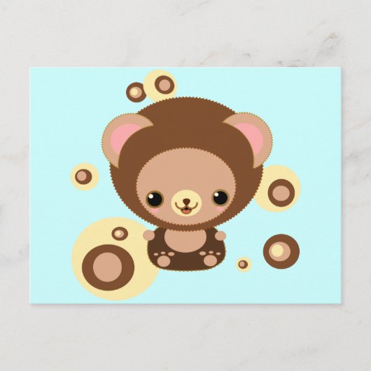 brownie beer briefkaart (Voorkant)