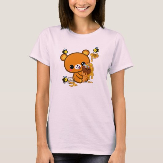 Brownie Beer Honey Ice Cream Cone T-shirt (Voorkant)