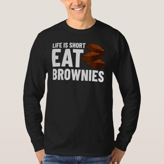 Brownie Cookie Recipe Bars Mix Keto T-shirt (Voorkant)