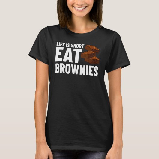 Brownie Cookie Recipe Bars Mix Keto T-shirt (Voorkant)