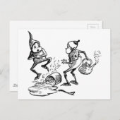 Brownie Cradling Hurt Hand Briefkaart (Voorkant / Achterkant)