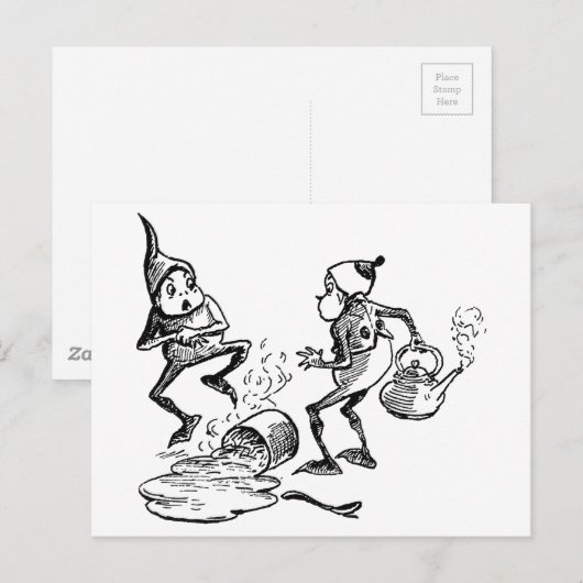 Brownie Cradling Hurt Hand Briefkaart (Voorkant / Achterkant)