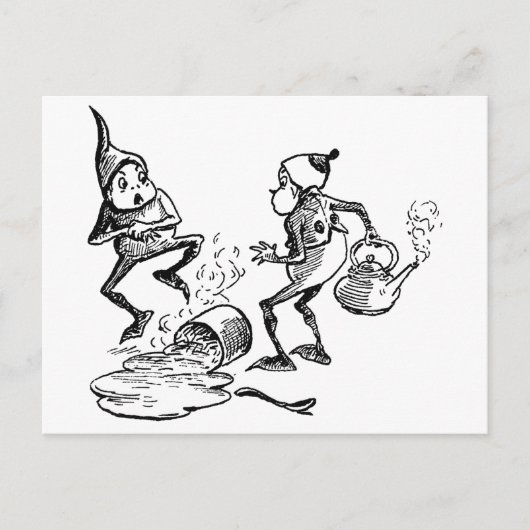 Brownie Cradling Hurt Hand Briefkaart (Voorkant)