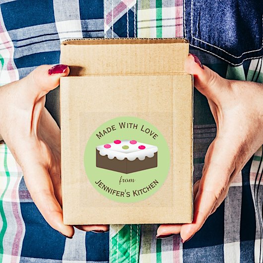 Brownie Custom Bked Goods Sticker