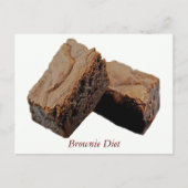 Brownie Diet Briefkaart (Voorkant)
