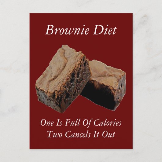 Brownie Diet Kaart (Voorkant)