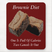 Brownie Diet Muismat (Voorkant)