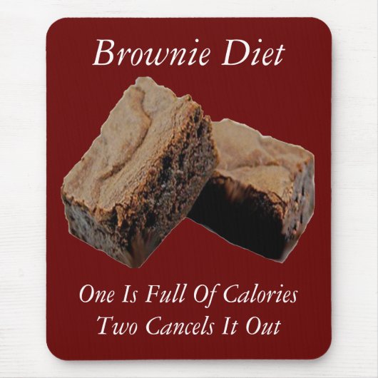 Brownie Diet Muismat (Voorkant)