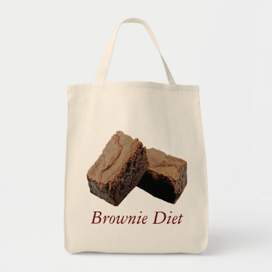 Brownie Diet National Chocolate Brownie Dag 8 dec Tote Bag (Voorkant)