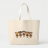 Brownie Group Grote Tote Bag (Voorkant)