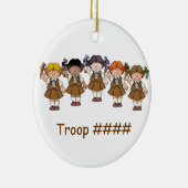 Brownie Group Keramisch Ornament (Rechts)