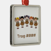 Brownie Group Metalen Ornament (Rechts)
