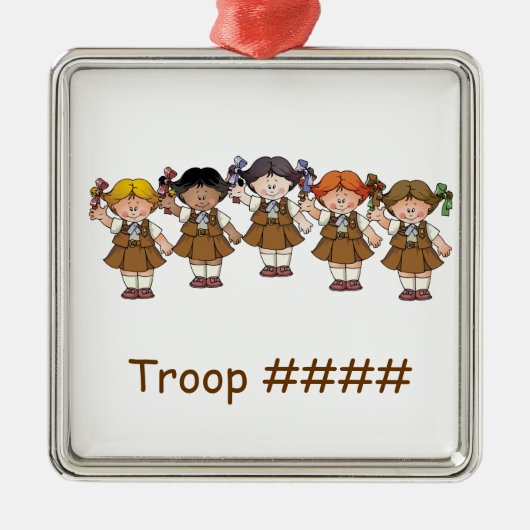 Brownie Group Metalen Ornament (Voorkant)