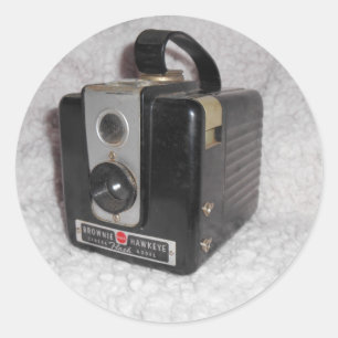 Brownie Hawkeye-camera Ronde Sticker