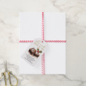 Brownie Mix Kerst Holiday Snoepje Cadeaulabel (Met Touw)