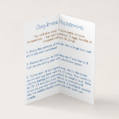 Brownie Mix Zelfgemaakte DIY Kerstcadeau Label Visitekaartje (Binnen)