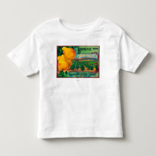 Brownie Pear Crate LabelCashmere, WA Kinder Shirts