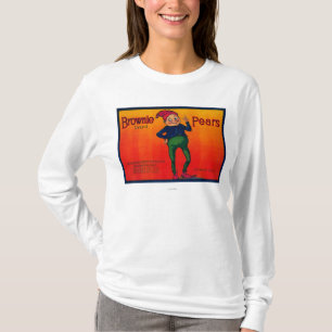 Brownie Pear-label T-shirt