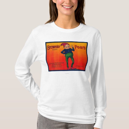 Brownie Pear-label T-shirt (Voorkant)