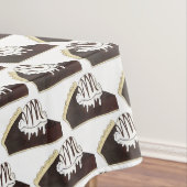 Brownie Pie a la Mode Ice Cream Sundae Dessert Tafelkleed (Voorbeeld)