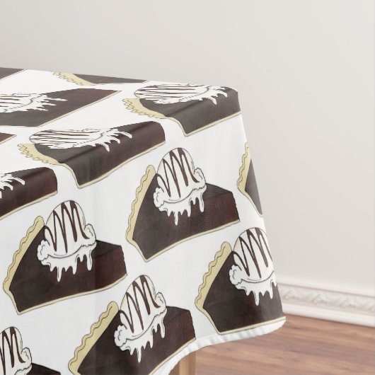 Brownie Pie a la Mode Ice Cream Sundae Dessert Tafelkleed (Voorbeeld)