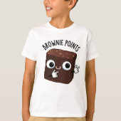 Brownie Points Funny Snack Pun  T-shirt (Voorkant)