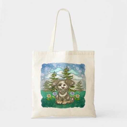Brownie Pup Honden Tote Bag (Voorkant)