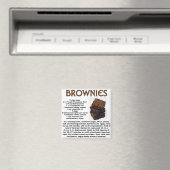 Brownie Recept Magneet (Insitu (Vaatwasser))