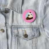 Brownie Sundae Ronde Button 5,7 Cm (In situ)