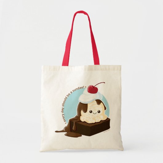 Brownie Sundae Tote Bag (Voorkant)