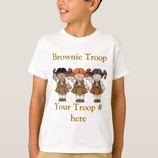 Brownie Troop T-shirt (Voorkant)