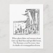 Brownies bij het meer briefkaart (Voorkant)