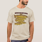 Brownies - Bruine forel Apparel T-shirt (Voorkant)