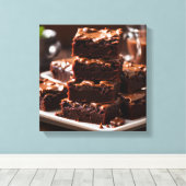Brownies Canvas Afdruk (Insitu (Houten vloer))