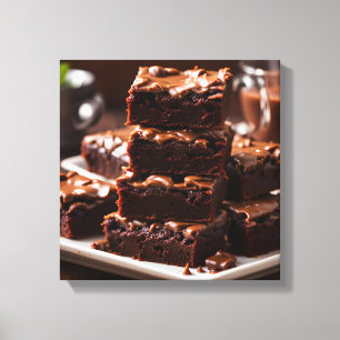 Brownies Canvas Afdruk