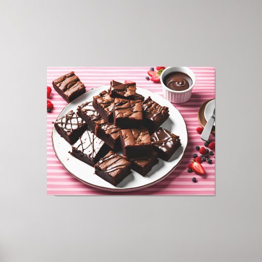 Brownies Canvas Afdruk (Voorkant)