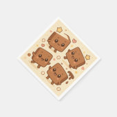 Brownies (Cartoon Cute for Kids) for USA Servet (Hoek)