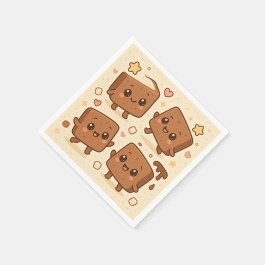 Brownies (Cartoon Cute for Kids) for USA Servet (Hoek)