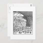 Brownies Decorating House for Winter Briefkaart (Voorkant / Achterkant)