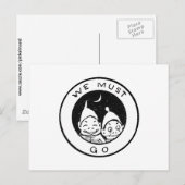 Brownies klaar om af te stappen briefkaart (Voorkant / Achterkant)