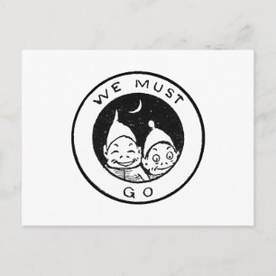 Brownies klaar om af te stappen briefkaart