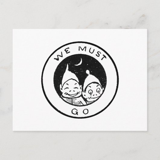 Brownies klaar om af te stappen briefkaart (Voorkant)