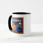 Brownies merk Citrus Crate Label Mok (Voorkant links)