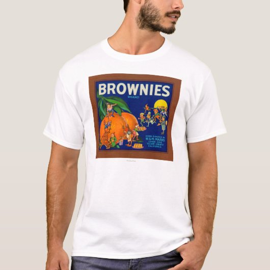 Brownies merk Citrus Crate Label T-shirt (Voorkant)
