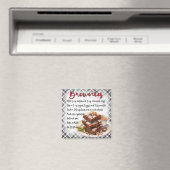 Brownies Recept Magneet (Insitu (Vaatwasser))