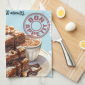 Brownies Recept Theedoek (Quarter Fold)