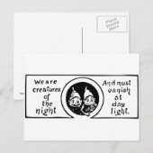 Brownies: We zijn creaties van de nacht Briefkaart (Voorkant / Achterkant)