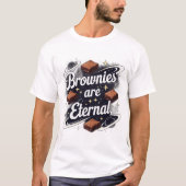 Brownies zijn eeuwig t-shirt (Voorkant)