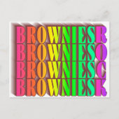 BROWNIESROCK BRIEFKAART (Voorkant)