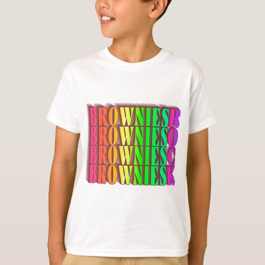 BROWNIESROCK T-SHIRT (Voorkant)